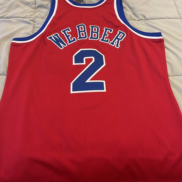 Mitchell & Ness Washington Bullets Chris Webber jersey…sz XL! - Picture 5 of 6